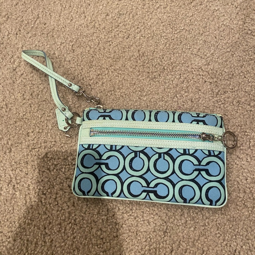 Coach Poppy Wristlet